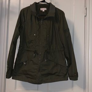 Merona - olive green light weight jacket